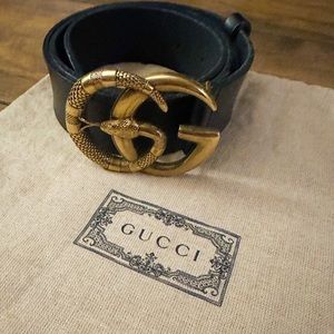 Authentic GUCCI snake belt